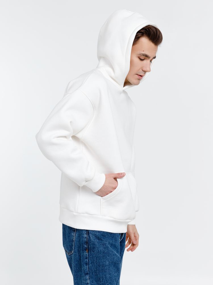 Худи оверсайз унисекс Go Easy, молочно-белое / Миниатюра WWW (1000)