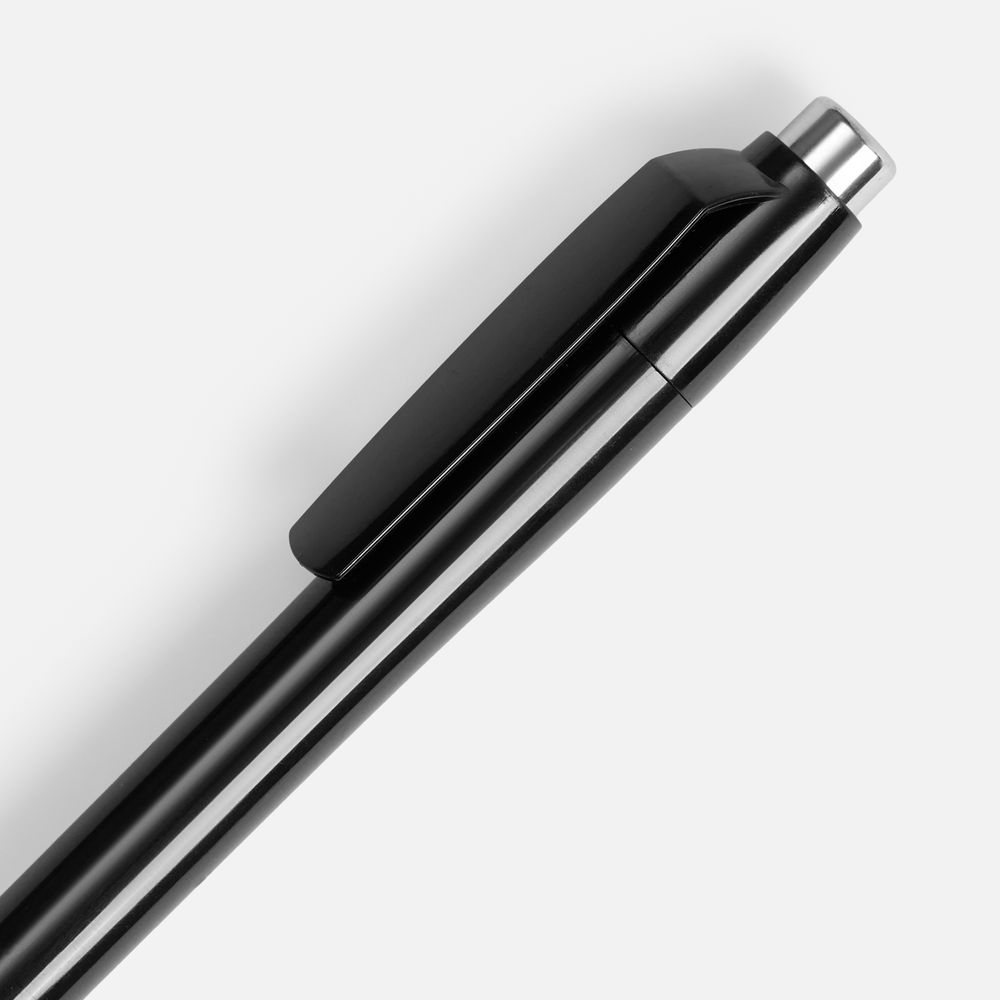 Ручка шариковая Klippa, черная / Миниатюра WWW (1000)