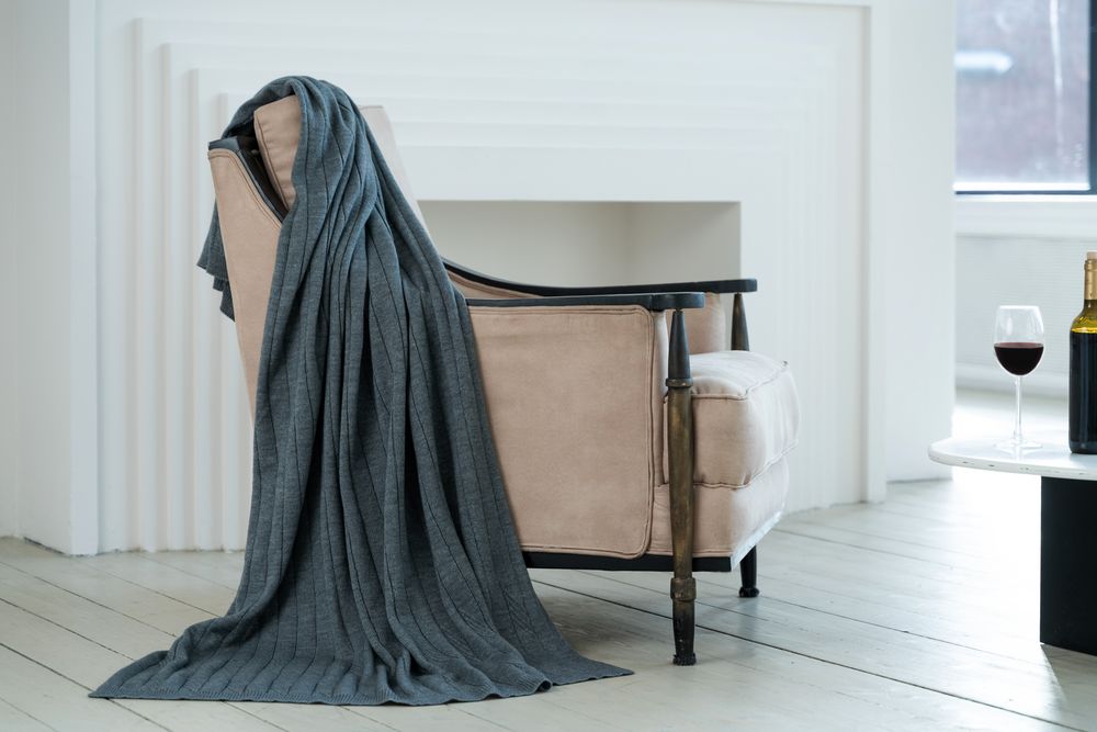 Плед Pluma, темно-серый (графит) / Миниатюра WWW (1000)