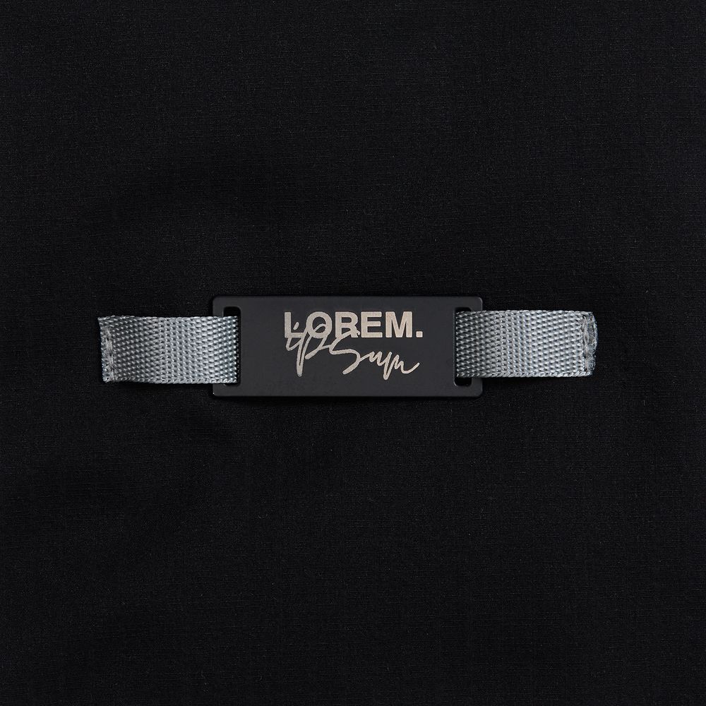 Стропа текстильная Fune 10 S, серая, 10 см / Миниатюра нанесения (1000)