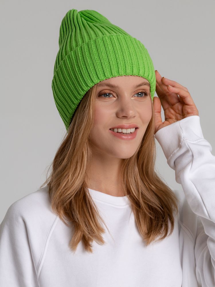 Шапка Yong, зеленая (салатовая) / Миниатюра WWW (1000)