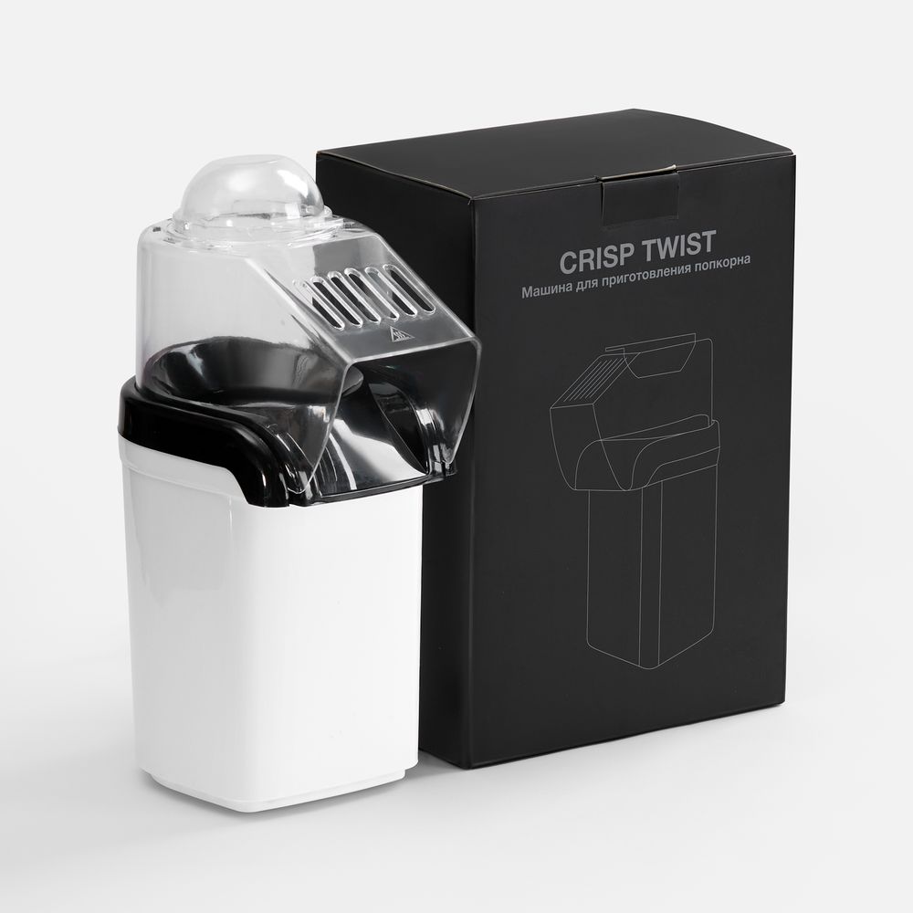 Машина для приготовления попкорна Crisp Twist, белая / Миниатюра WWW (1000)