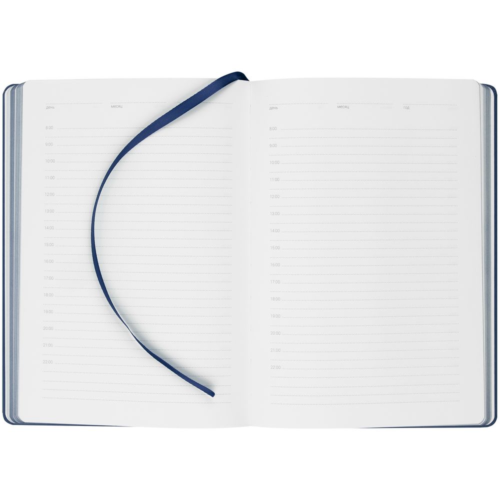 Ежедневник New Factor Metal, синий / Миниатюра WWW (1000)