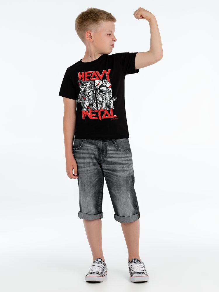 Футболка детская Heavy Metal, черная / Миниатюра WWW (1000)