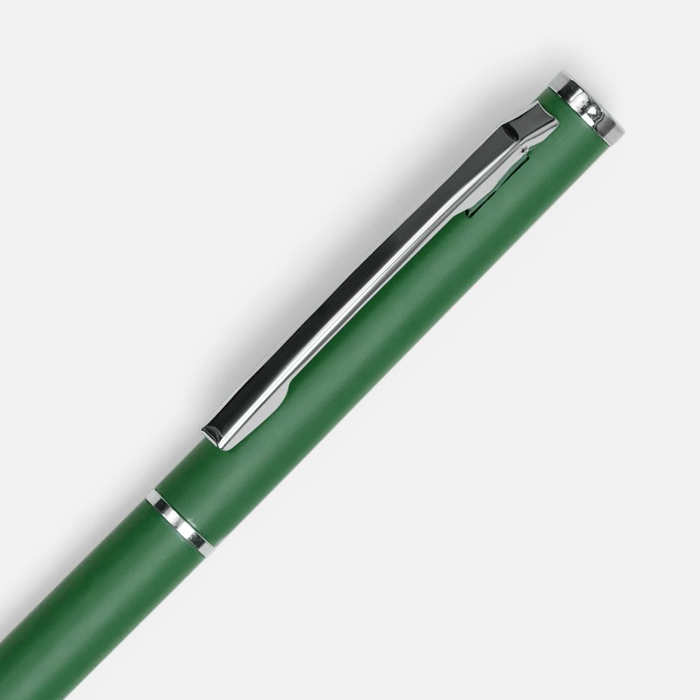 Ручка шариковая Hotel Chrome, ver.2, матовая темно-зеленая / Миниатюра WWW (1000)