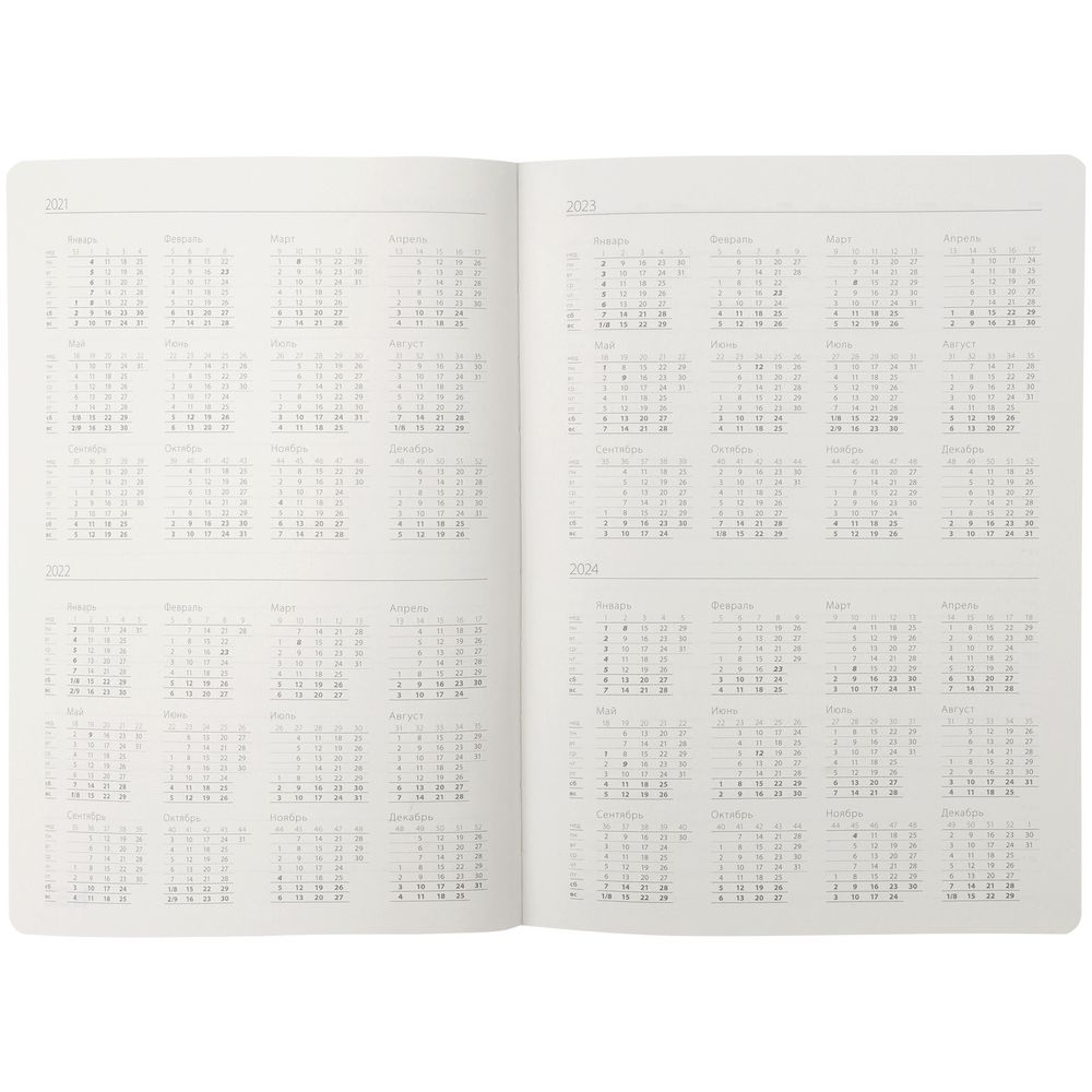 Ежедневник Ever, недатированный, синий / Миниатюра WWW (1000)