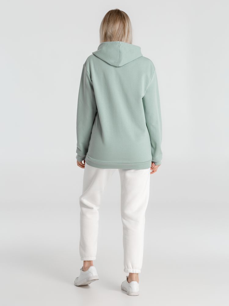 Толстовка с капюшоном унисекс Hoodie, серо-зеленая / Миниатюра WWW (1000)