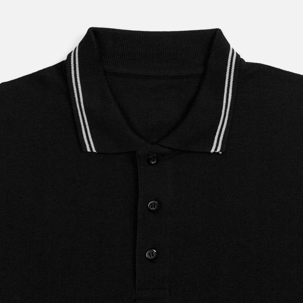 Рубашка поло Virma Stripes, черная / Миниатюра WWW (1000)
