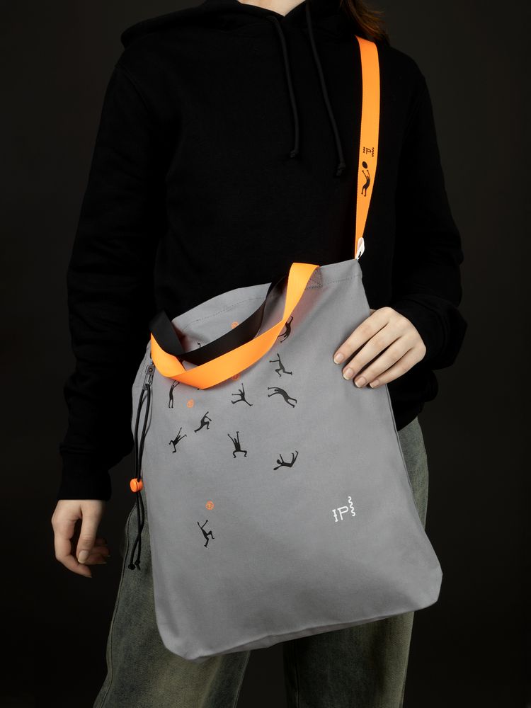 Основа для сумки для покупок В4, серая / Миниатюра нанесения (1000)