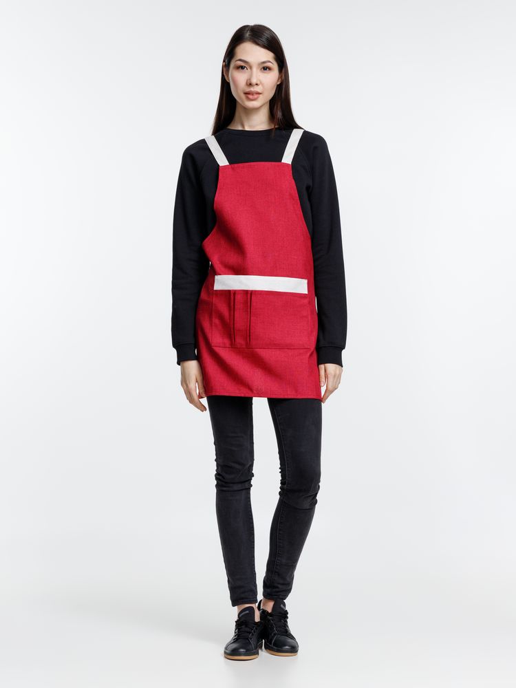 Фартук Settle In, красный / Миниатюра модельного (1000)