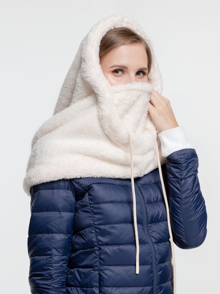 Балаклава-капюшон Flocky, молочно-белая / Миниатюра WWW (1000)