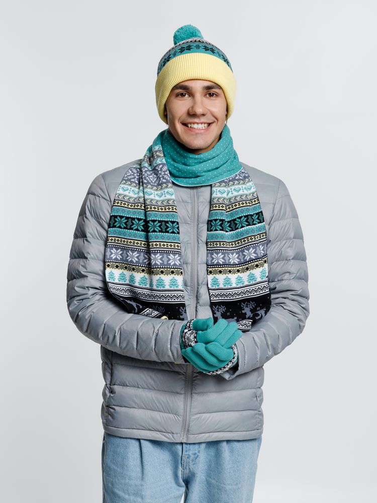 Перчатки Mirakler, зеленые с желтым / Миниатюра WWW (1000)