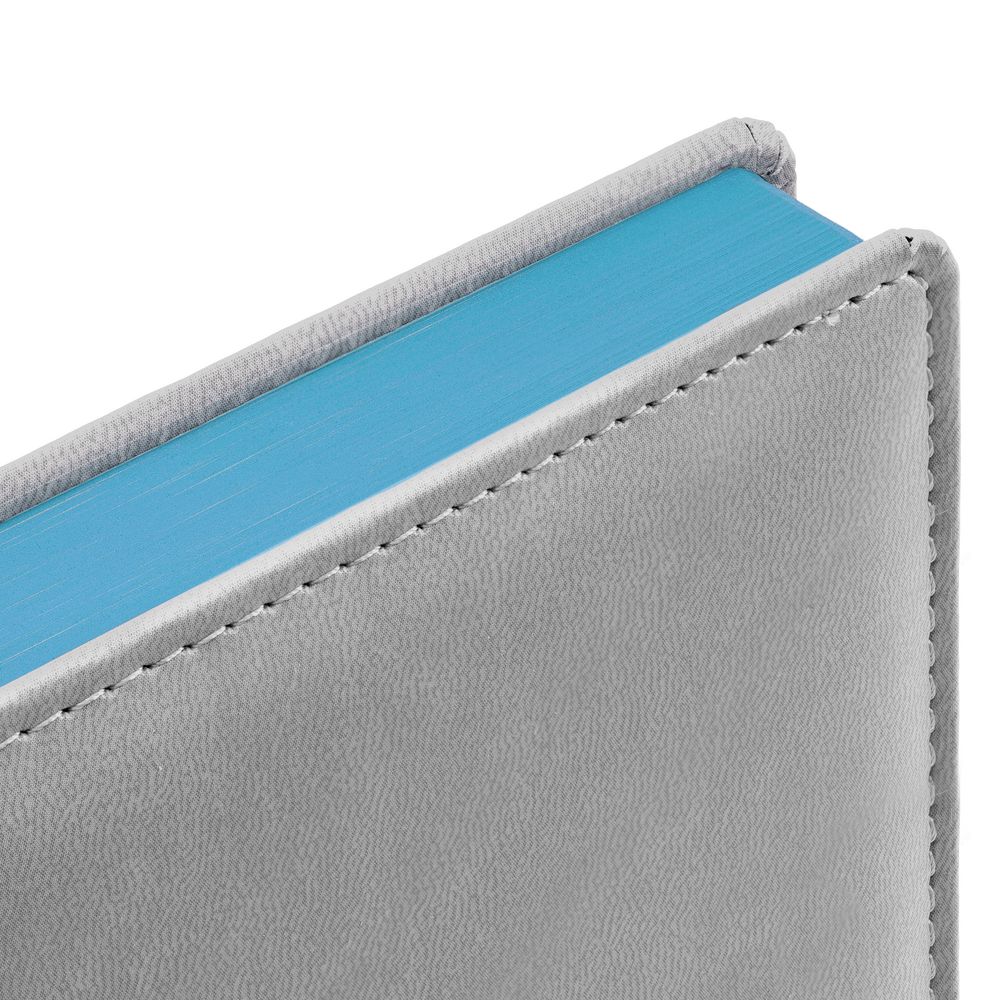 Ежедневник Spain, недатированный, серый с голубым / Миниатюра WWW (1000)