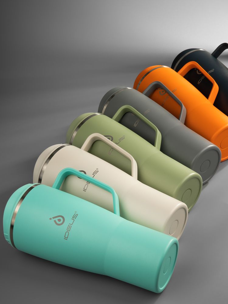 Термостакан Kasumigaoka, темно-синий / Миниатюра имиджевого (1000)