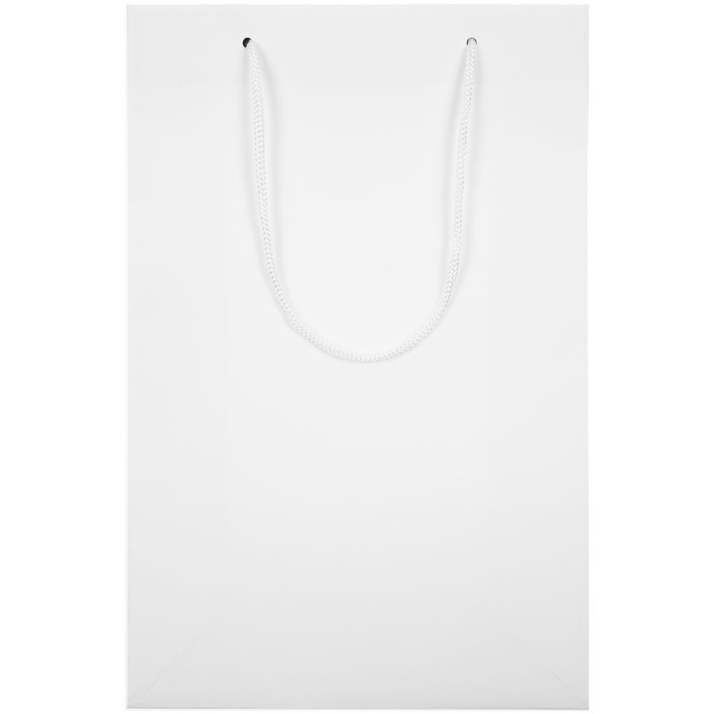 Пакет бумажный Waski M, белый / Миниатюра WWW (1000)