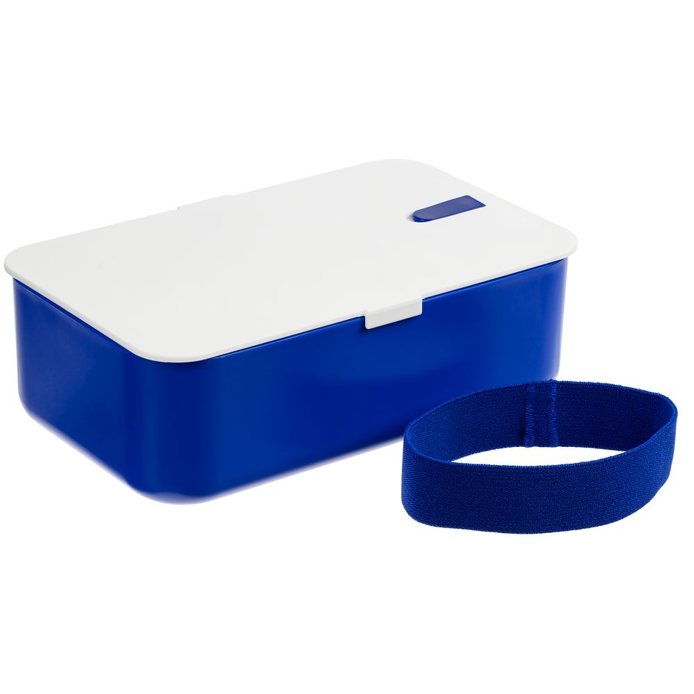Ланчбокс Lunch Hour, белый с синим / Миниатюра WWW (1000)