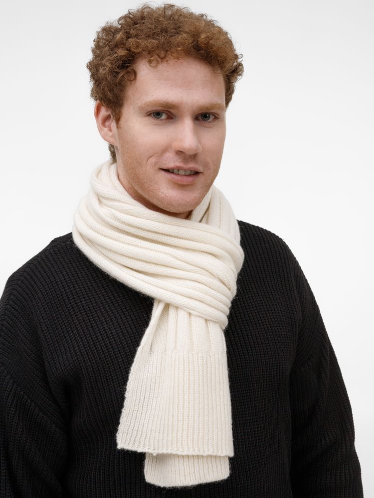 Шарф Bellish, белый (ванильный) / Миниатюра WWW (1000)