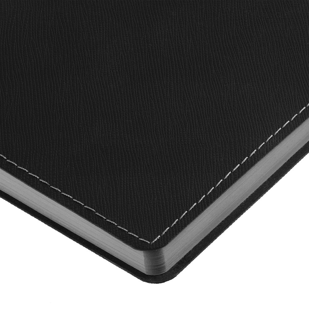 Ежедневник Nice Twice, недатированный, черный с серым / Миниатюра WWW (1000)