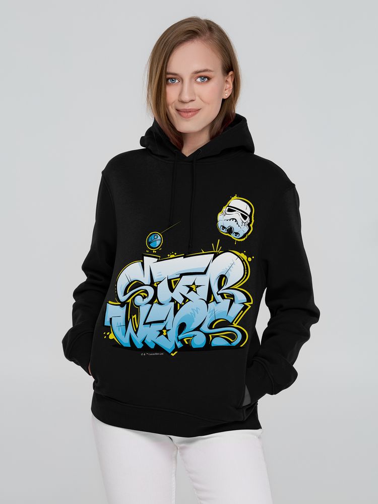 Худи унисекс Star Wars Comics, черное / Миниатюра WWW (1000)