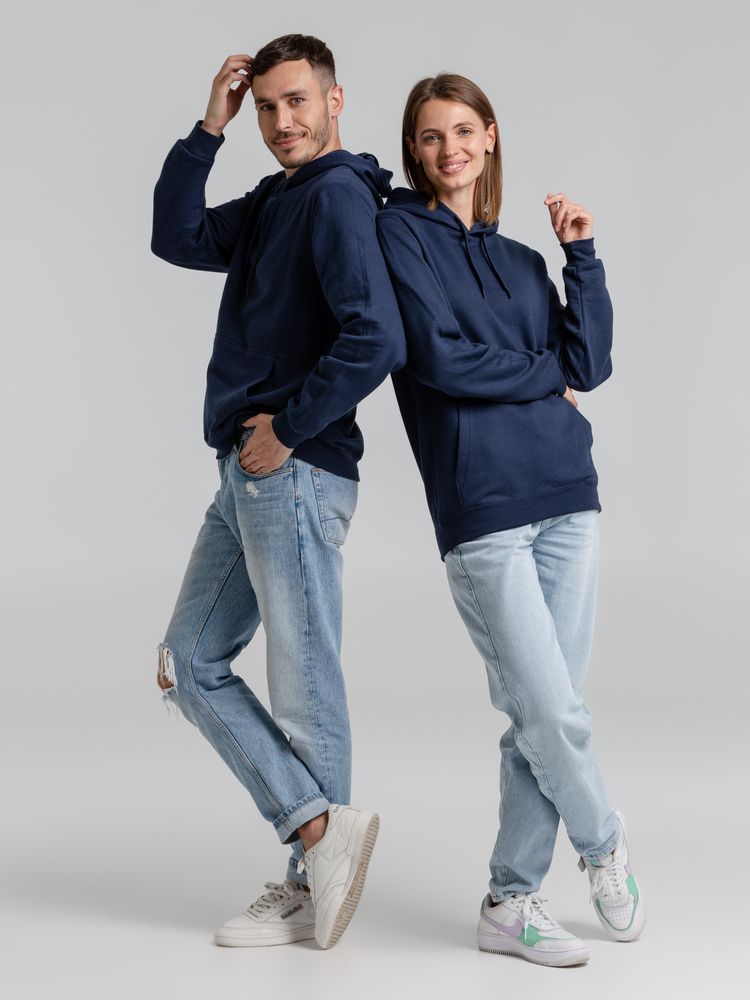 Толстовка с капюшоном Snake II темно-синяя / Миниатюра WWW (1000)