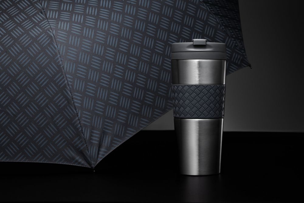 Зонт складной Hard Work, серый / Миниатюра WWW (1000)