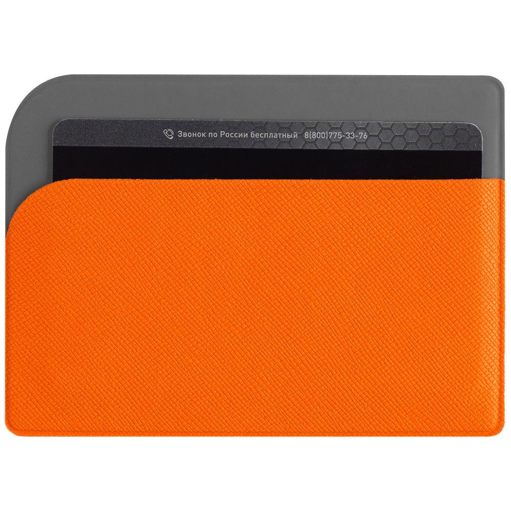 Чехол для карточек Dual, оранжевый / Миниатюра WWW (1000)