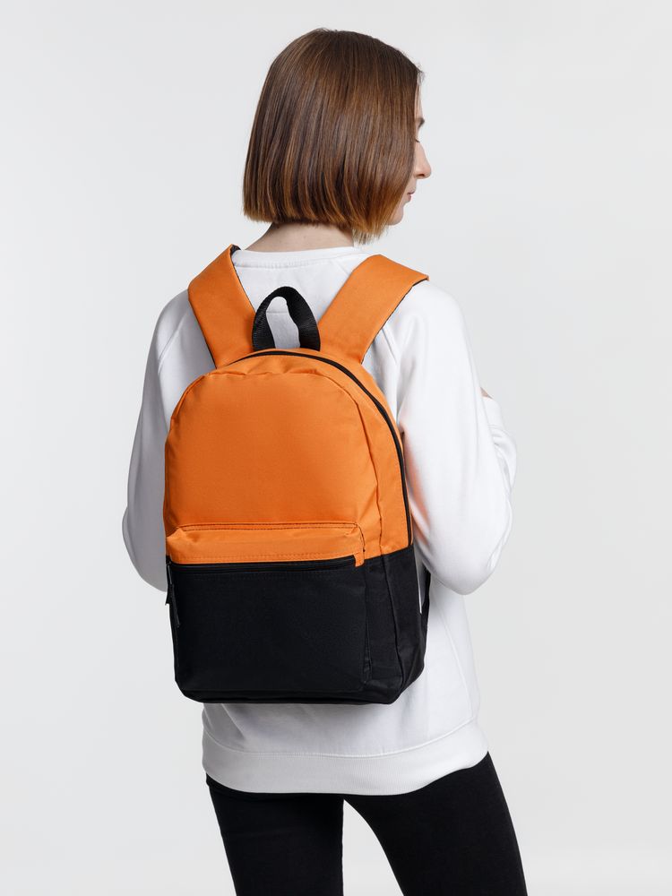 Рюкзак Base Up, черный с оранжевым / Миниатюра модельного (1000)