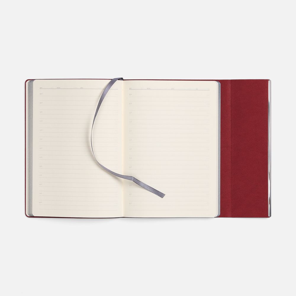 Ежедневник Petrus Flap, недатированный, красный / Миниатюра WWW (1000)