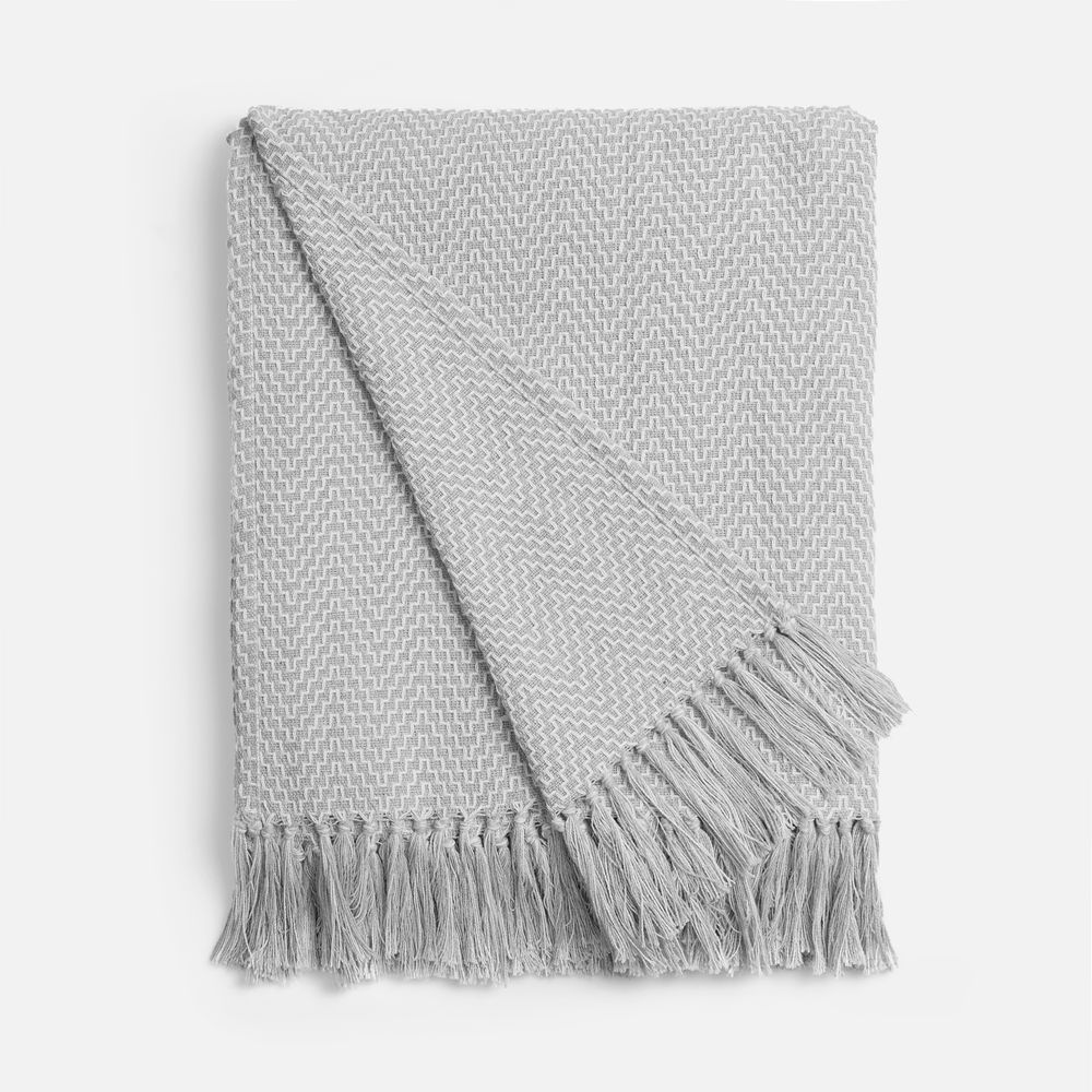 Плед Saltoro, светло-серый / Миниатюра WWW (1000)