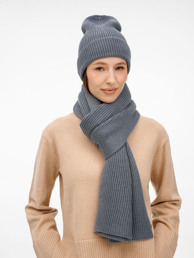 Шапка Nobilis Mono, серая (стальная) / Миниатюра WWW (1000)