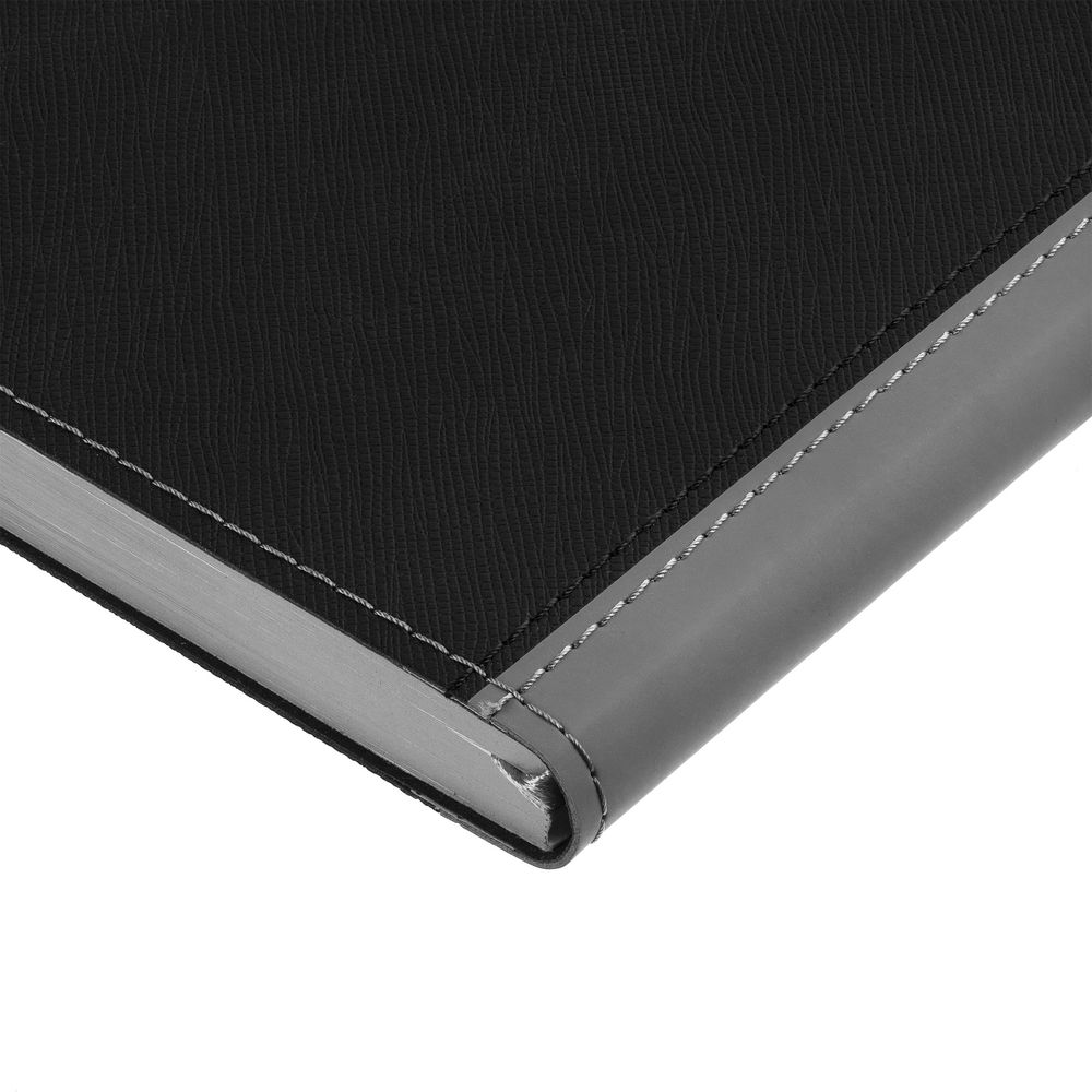 Ежедневник Nice Twice, недатированный, черный с серым / Миниатюра WWW (1000)