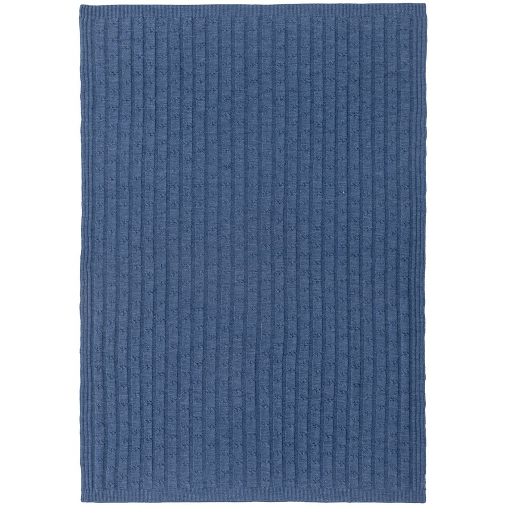 Плед Trenza, синий / Миниатюра WWW (1000)