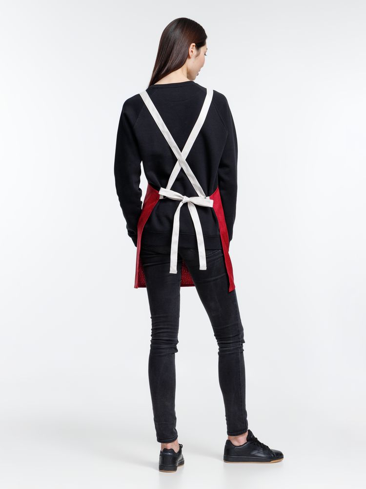 Фартук Settle In, красный / Миниатюра модельного (1000)