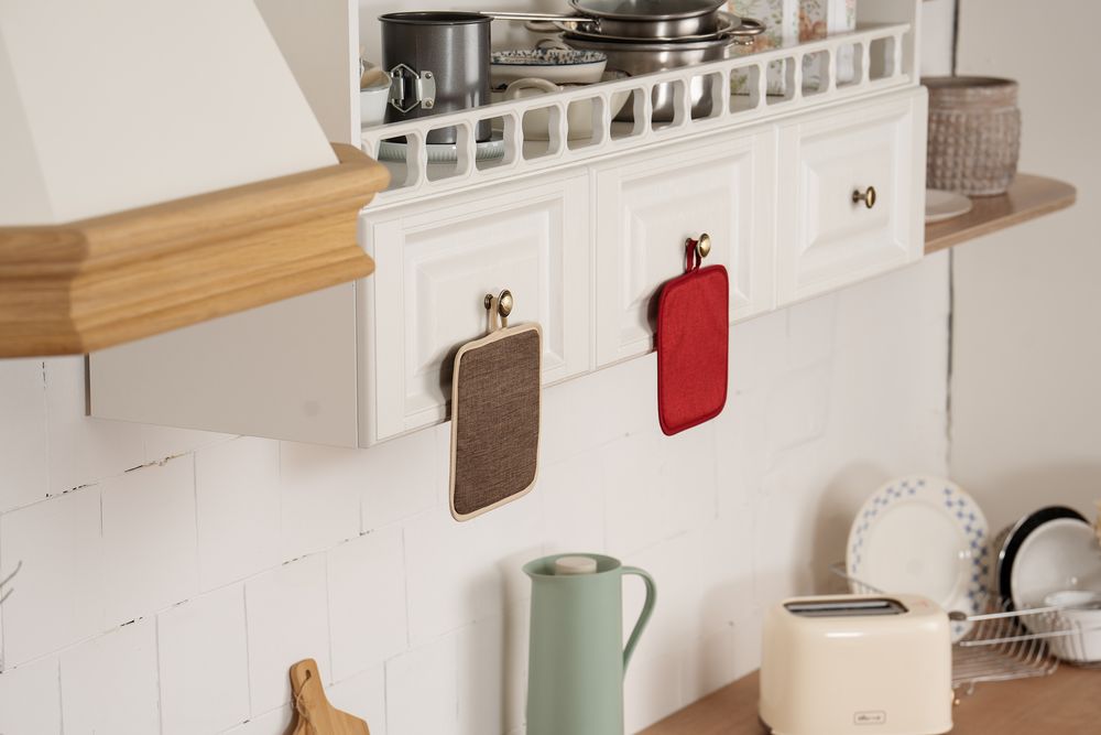 Прихватка Settle In, коричневая / Миниатюра WWW (1000)