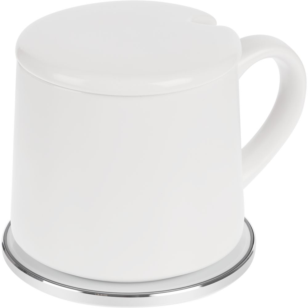 Кружка с подогревом и беспроводной зарядкой Dual Base ver. 2.0 matt, белая / Миниатюра WWW (1000)