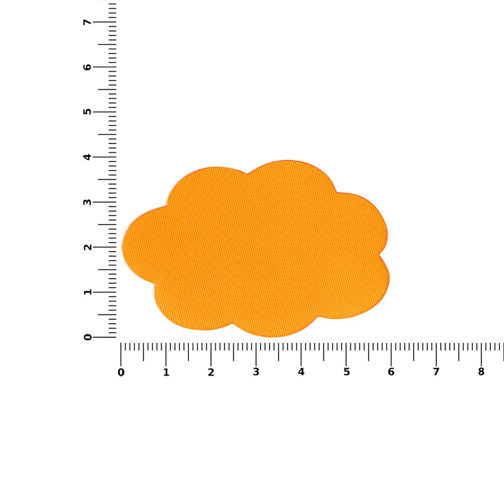 Наклейка тканевая Lunga Calum, L, оранжевый неон / Миниатюра WWW (1000)
