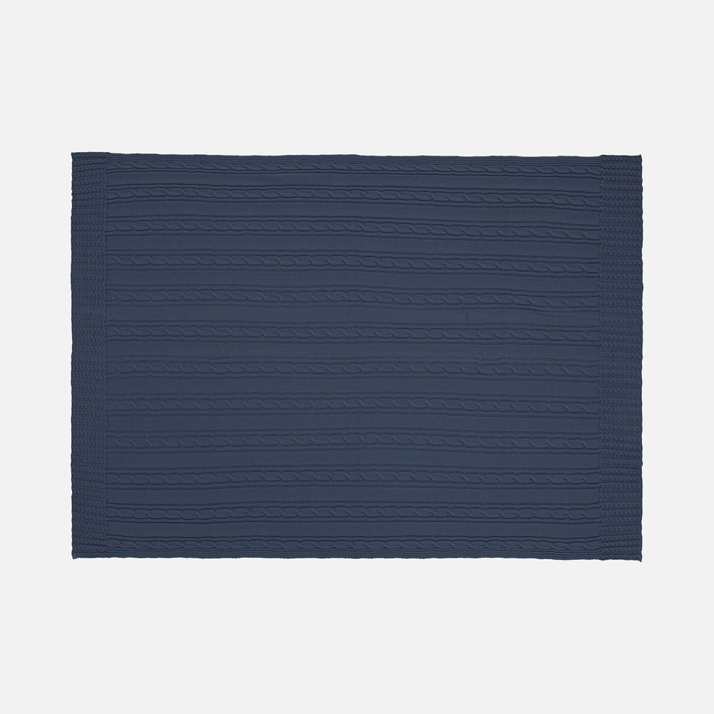 Плед Remitti, серо-синий (сланец) / Миниатюра WWW (1000)