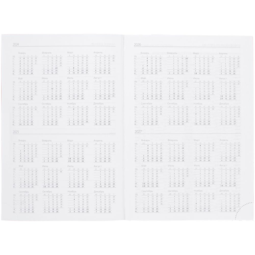 Ежедневник Time, датированный, зеленый / Миниатюра WWW (1000)