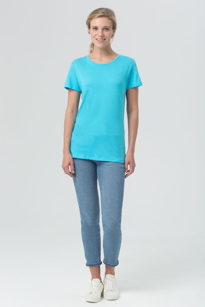 Футболка женская Miss 150, бирюзовая / Миниатюра WWW (1000)