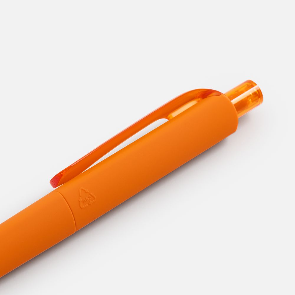 Ручка шариковая Prodir DS8 PRR-Т Soft Touch, оранжевая / Миниатюра WWW (1000)