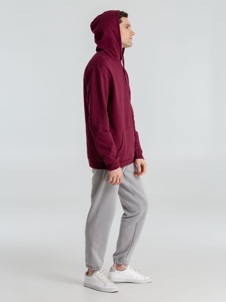 Толстовка с капюшоном унисекс Hoodie, бордовая / Миниатюра WWW (1000)