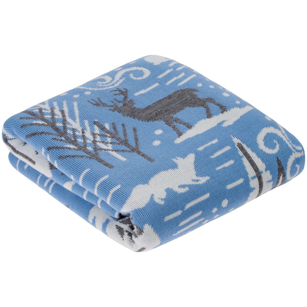 Набор Sever с пледом и кружкой, синий / Миниатюра WWW (1000)