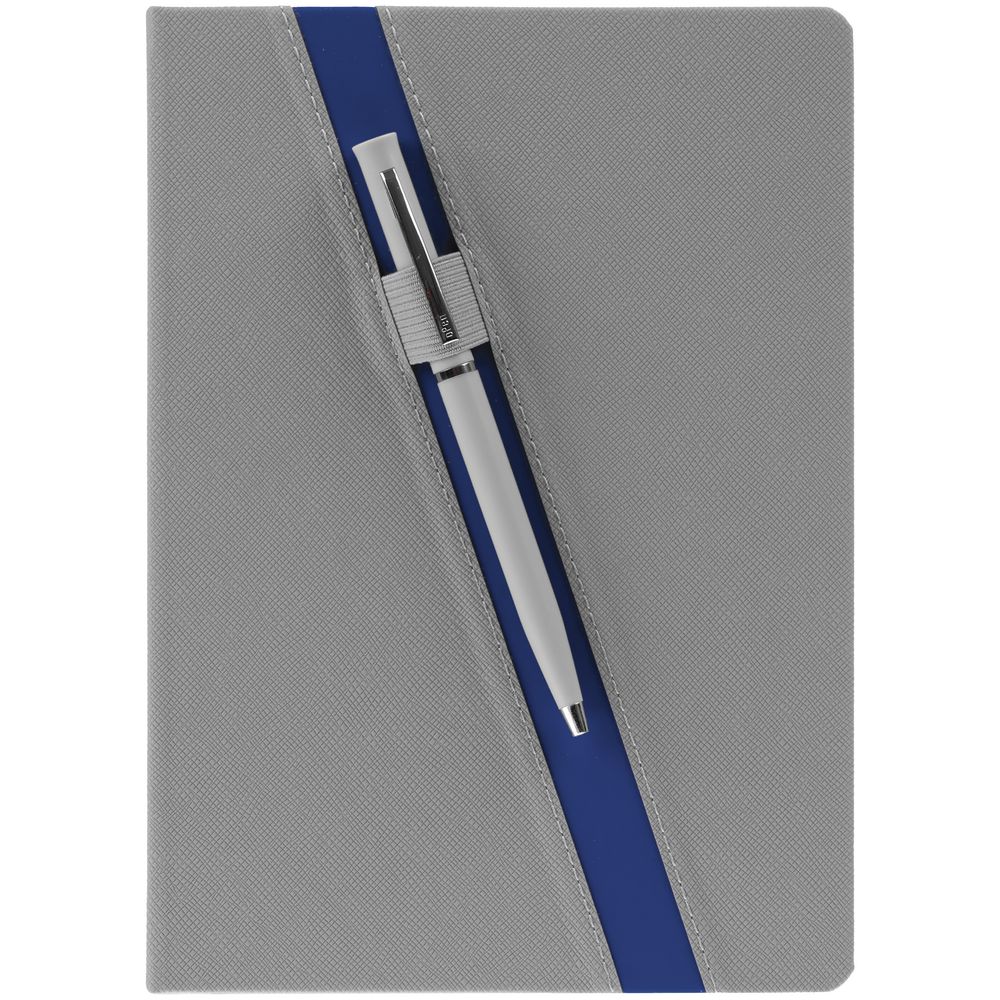 Ежедневник Rubikon, недатированный серо-синий / Миниатюра WWW (1000)