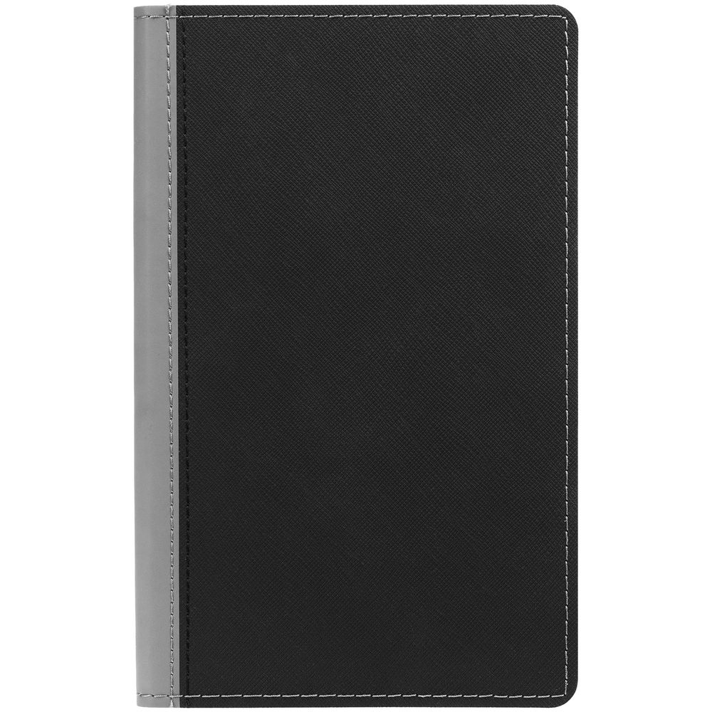 Ежедневник Nice Twice, недатированный, черный с серым / Миниатюра WWW (1000)