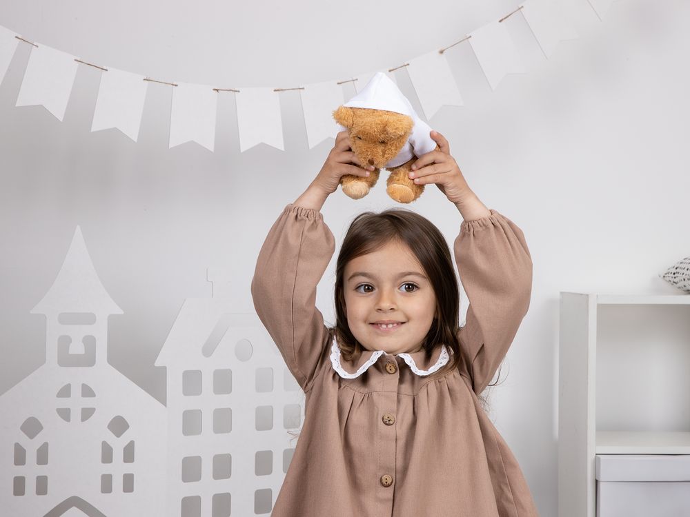 Мягкая игрушка «Мишка Cuddleton» в белом худи / Миниатюра WWW (1000)