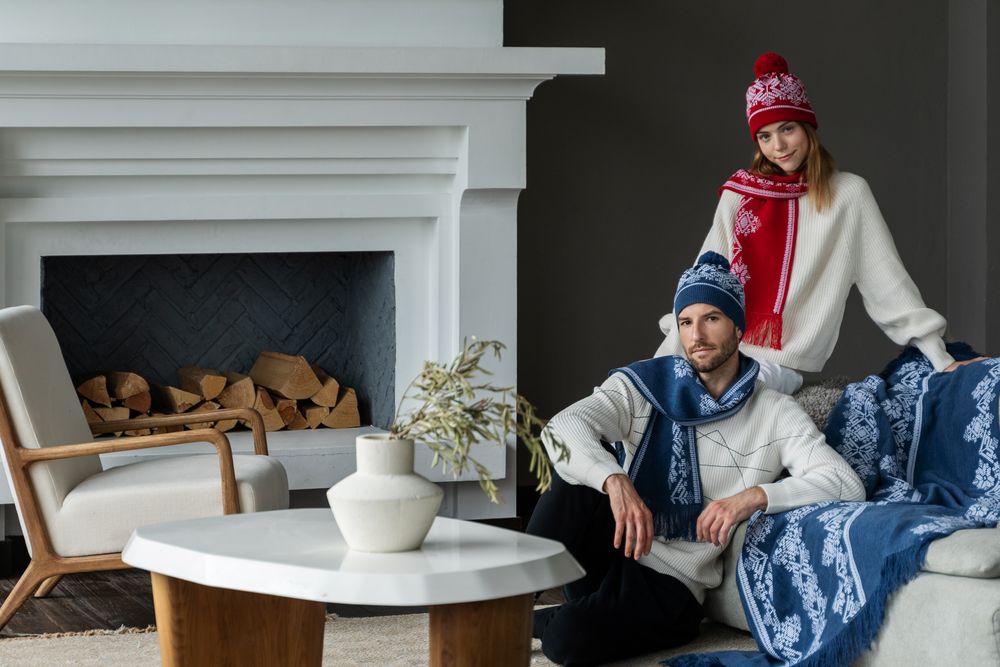 Шарф Onego, синий (джинс) / Миниатюра WWW (1000)