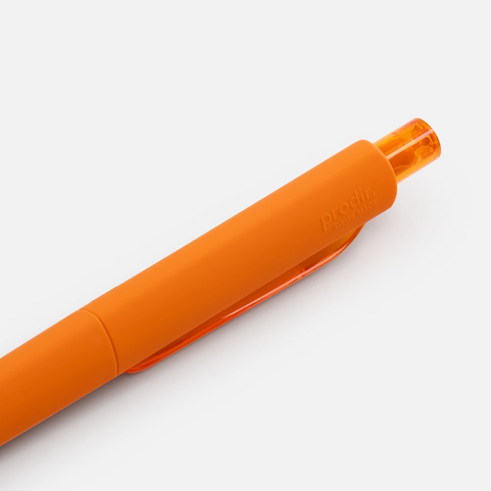 Ручка шариковая Prodir DS8 PRR-Т Soft Touch, оранжевая / Миниатюра WWW (1000)