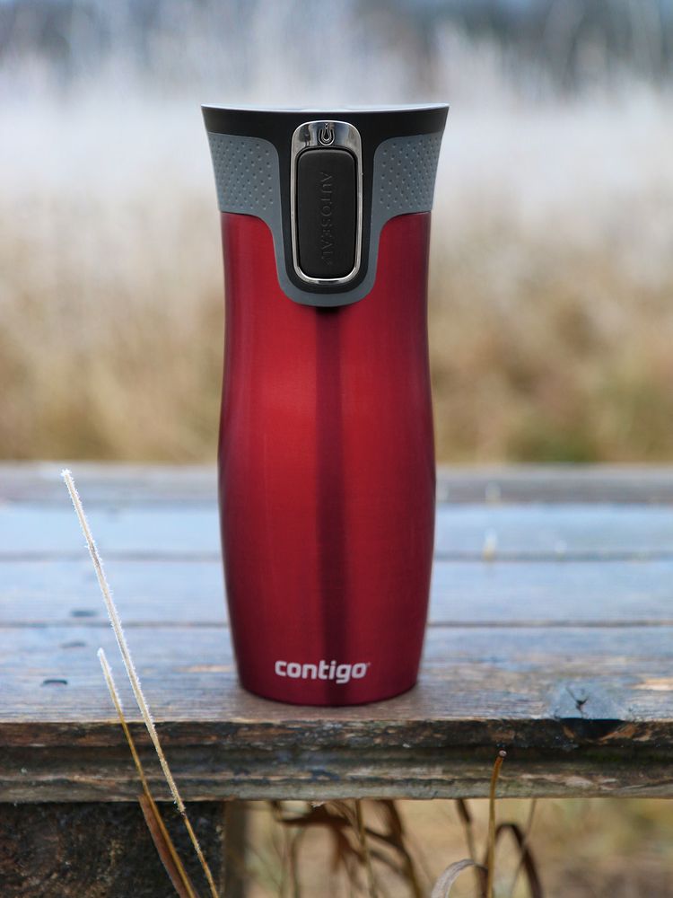 Термостакан Contigo West Loop, вакуумный, фиолетовый / Миниатюра WWW (1000)