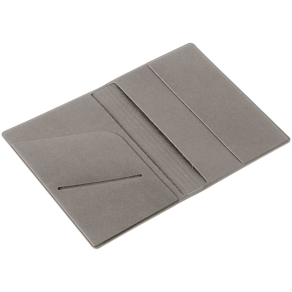 Обложка для паспорта Devon, серая / Миниатюра WWW (1000)