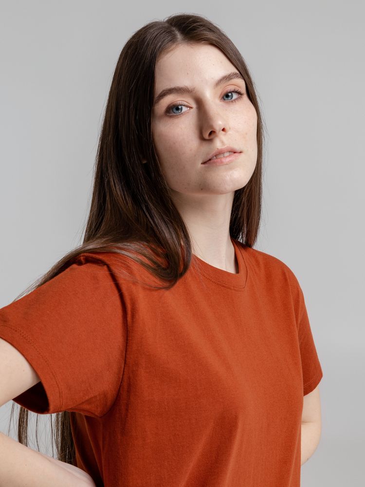 Футболка Imperial 190, коричневая (терракотовая) / Миниатюра WWW (1000)